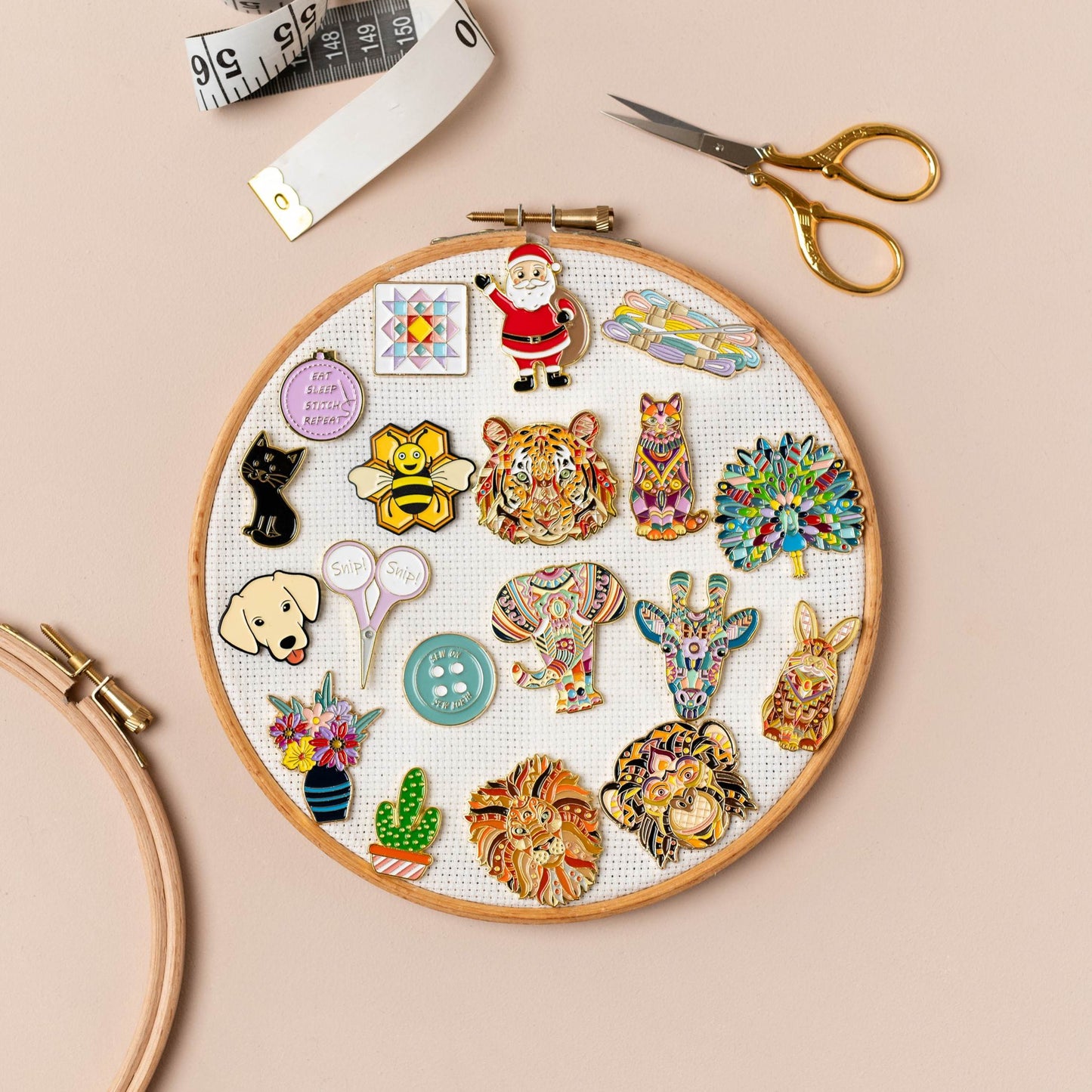 Mandala Fox Needle Minder