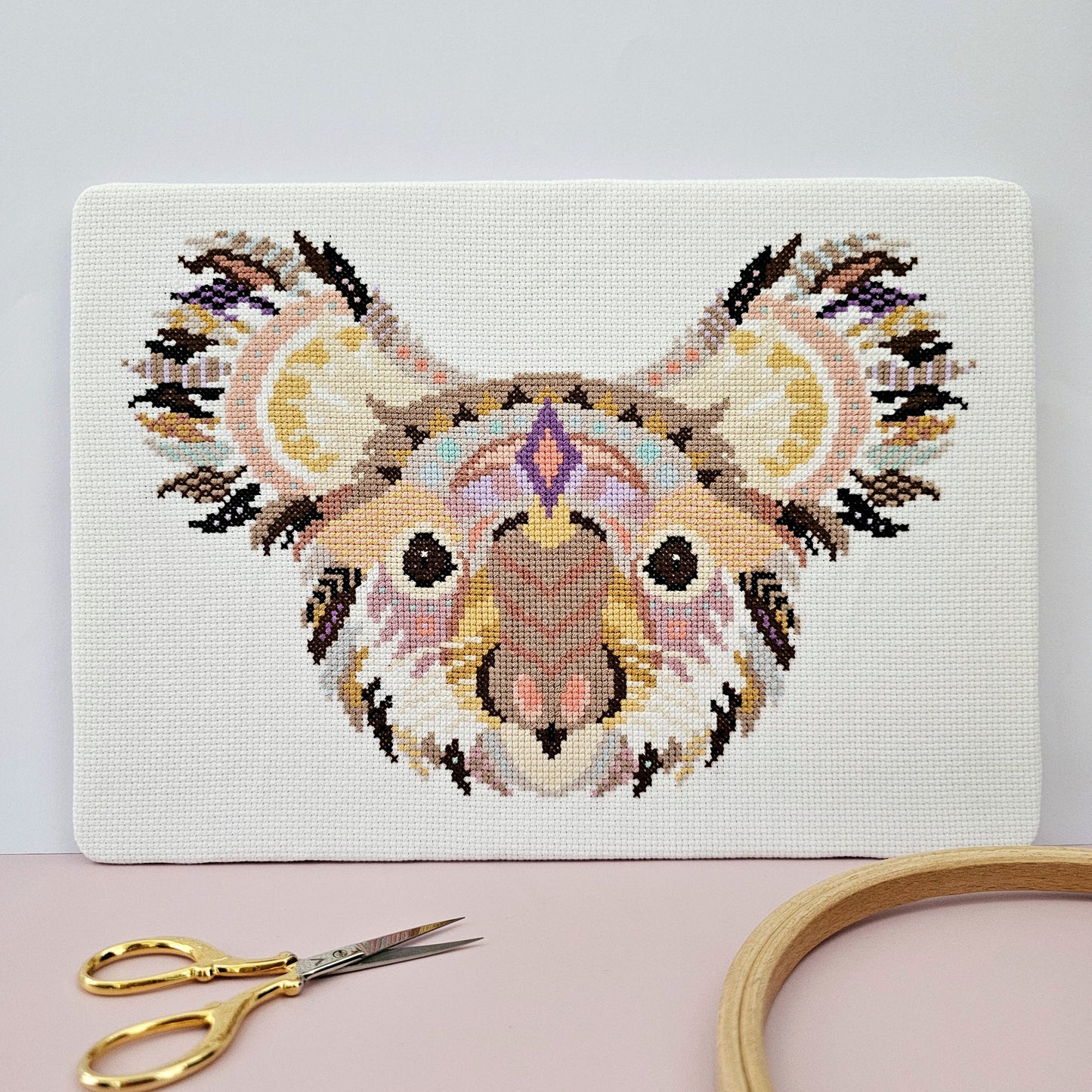 Mandala Koala Cross Stitch Chart