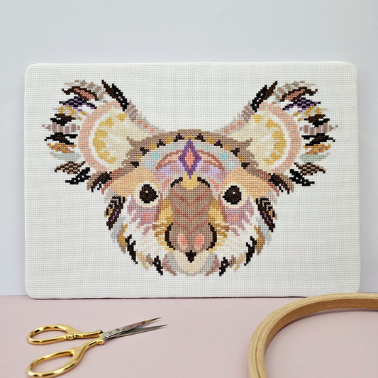 Mandala Koala Cross Stitch Chart