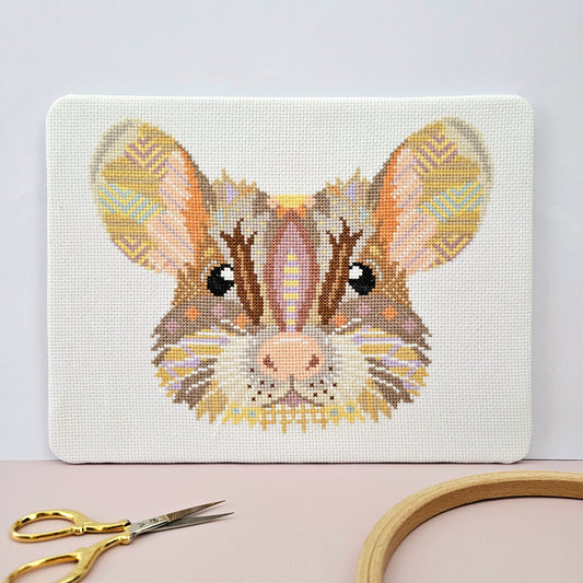 Mandala Mouse Cross Stitch Chart