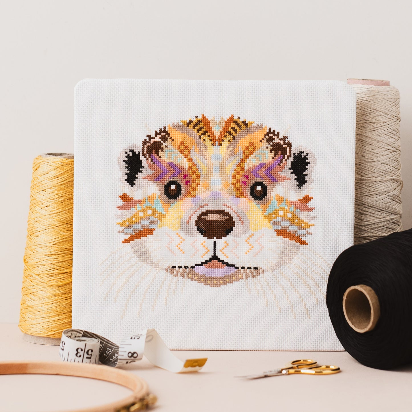 Mandala Otter Cross Stitch Chart