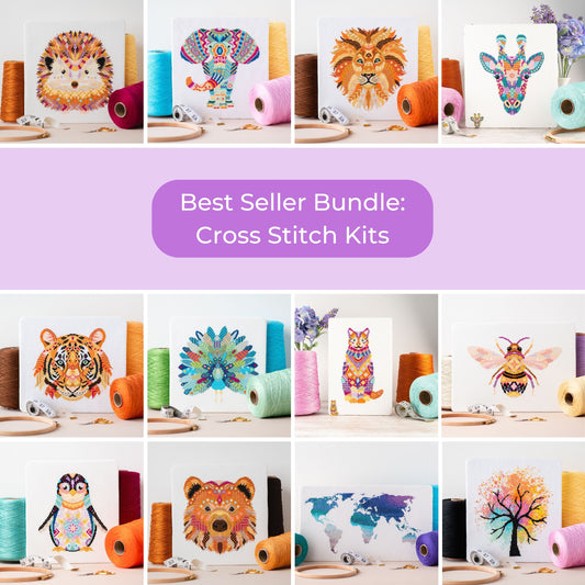 Bestseller Bundle: 12 Cross Stitch Kits